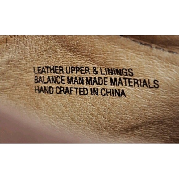 Born Brown Leather Lace Up Nubuck Boots Women's Shoes Size 7.5M - Picture 9 of 9